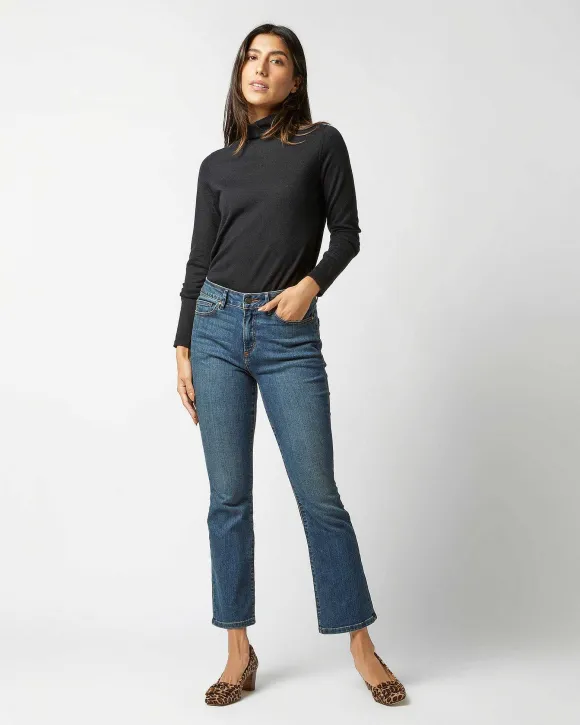 Superfine Funnel-Neck Sweater