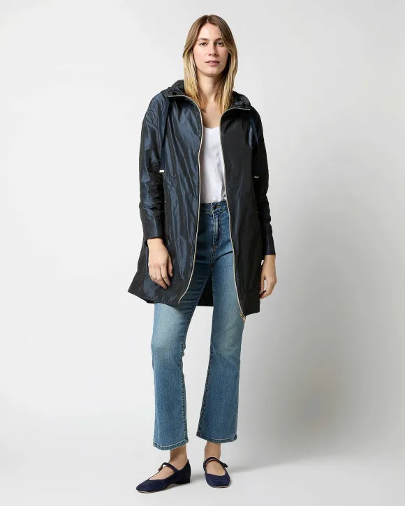 Techno Taffeta A-Line Parka