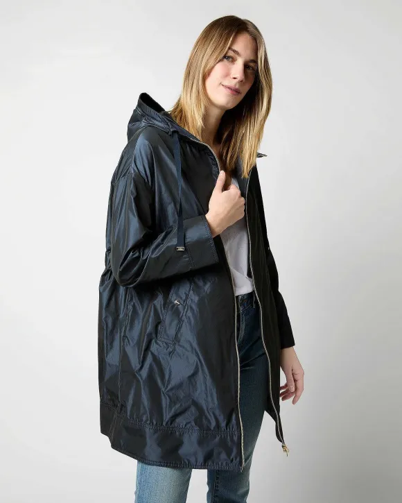Techno Taffeta A-Line Parka