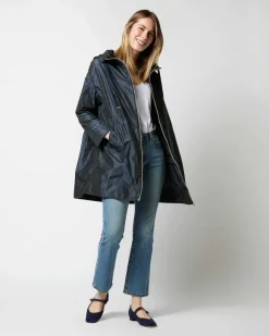 Techno Taffeta A-Line Parka