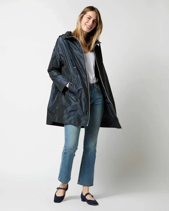 Techno Taffeta A-Line Parka