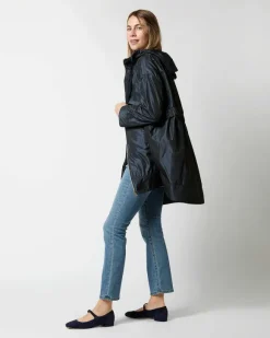 Techno Taffeta A-Line Parka