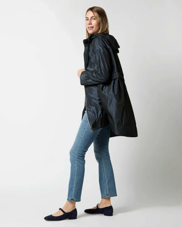 Techno Taffeta A-Line Parka