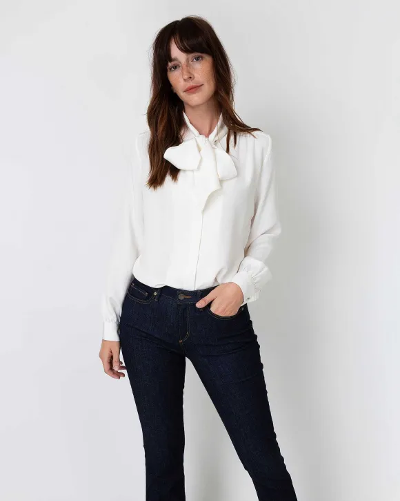 Tie-Neck Blouse