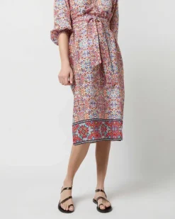 Trapunto Blouson Dress