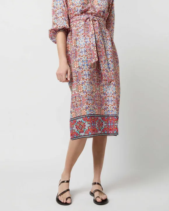 Trapunto Blouson Dress