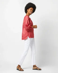 Trapunto Blouson Top