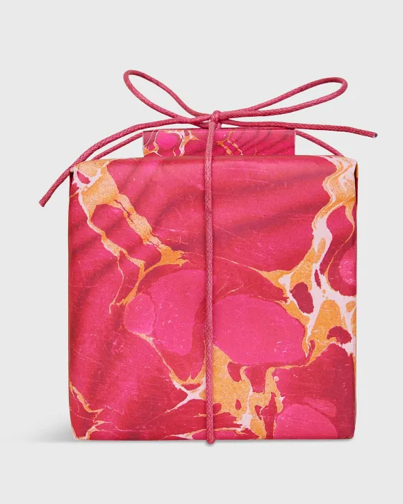 Wrapped Scented Candle & Matchbox