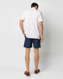Zip-Front Mid-Length Swim Short