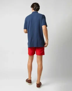 Zip-Front Mid-Length Swim Short