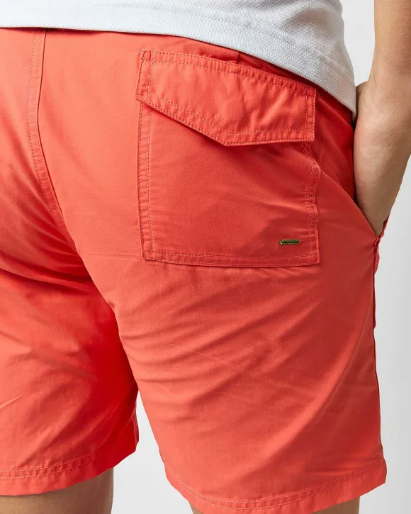 Zip-Front Mid-Length Swim Short
