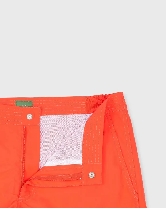 Zip-Front Mid-Length Swim Short
