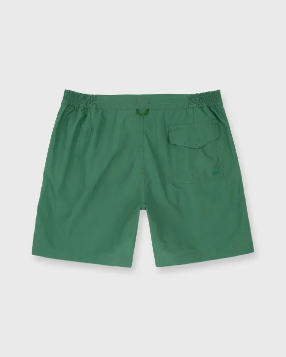 Zip-Front Mid-Length Swim Short