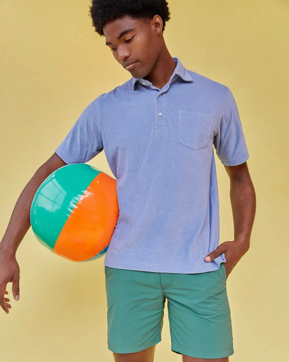 Zip-Front Mid-Length Swim Short