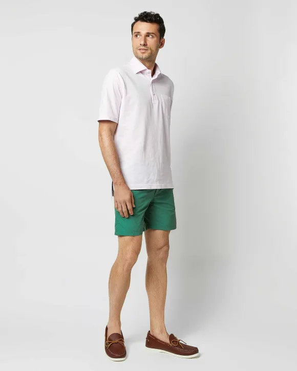 Zip-Front Mid-Length Swim Short