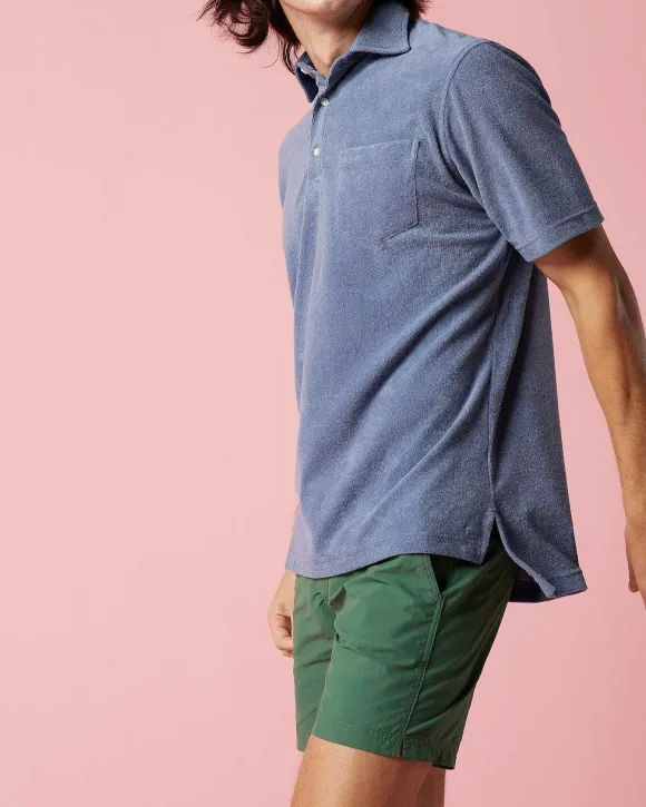 Zip-Front Mid-Length Swim Short