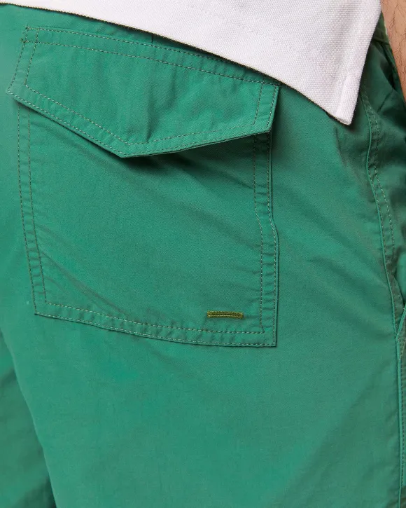 Zip-Front Mid-Length Swim Short