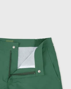 Zip-Front Mid-Length Swim Short