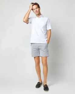 Zip-Front Mid-Length Swim Short
