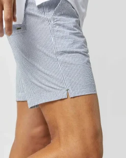 Zip-Front Mid-Length Swim Short